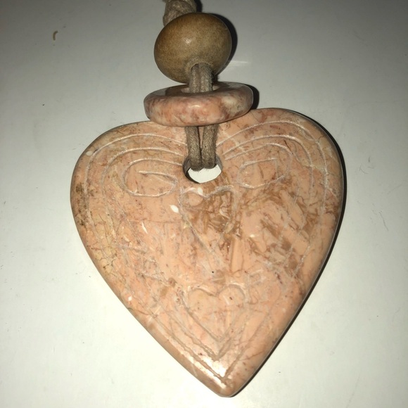 Boho Heart Pendant Necklace - Picture 3 of 6